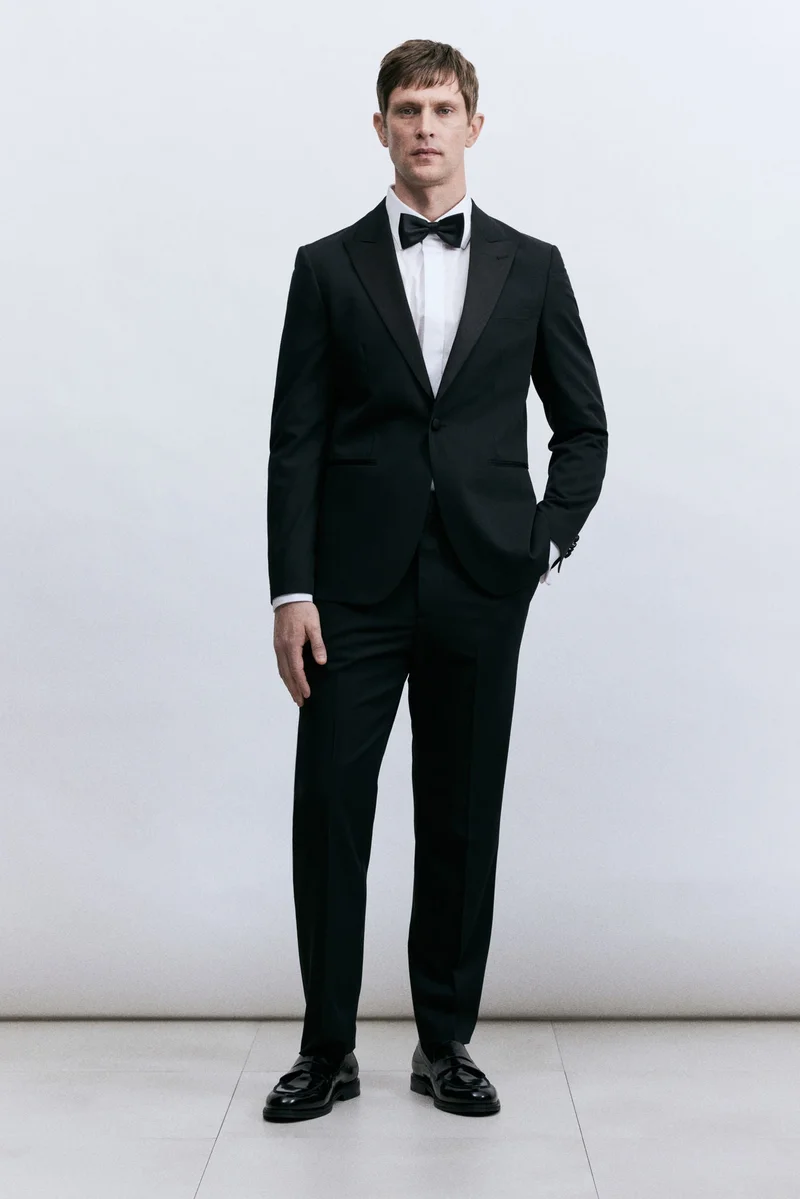 H&M Slim Fit Tuxedo shirt